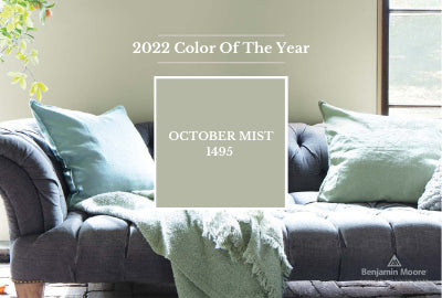 October Mist 1495 is available at John Boyle Decorating Centers in Connecticut.