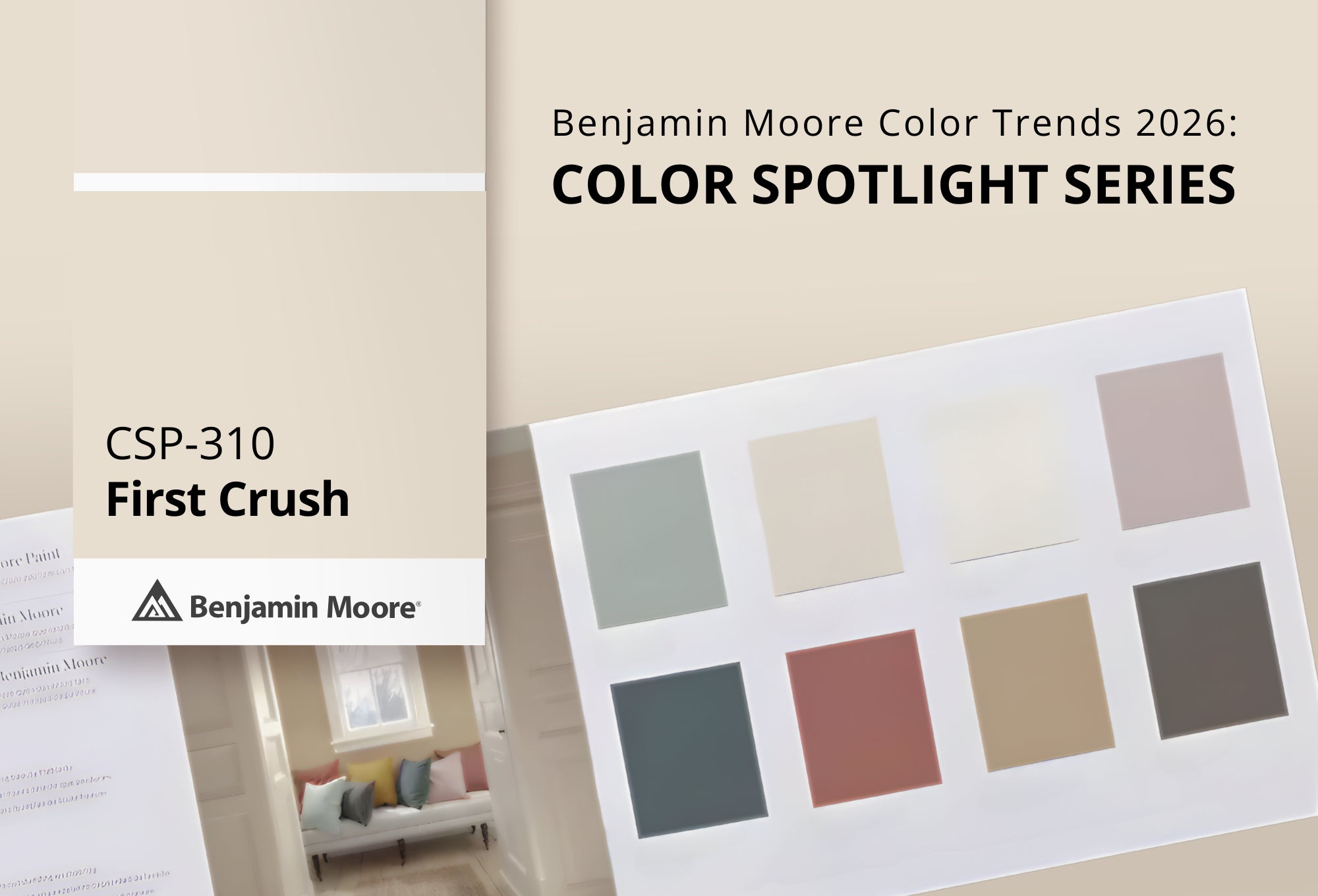 First Crush CSP‑310 | Benjamin Moore Color Trends 2026 | John Boyle Decorating Company