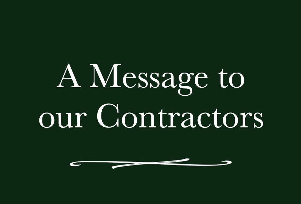 A message to John Boyle Decorating Centers' contractor customers in Connecticut, regarding the COVID-19 pandemic.