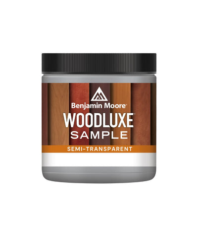 Benjamin Moore Woodluxe® Water-Based Semi-Transparent Exterior Stain Half Pint Sample available at John Boyle.