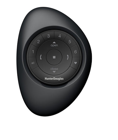 Hunter Douglas Pebble Remote Black on Black