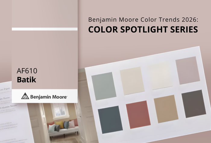 Batik AF‑610 | Benjamin Moore Color Trends 2026 | John Boyle Decorating Company