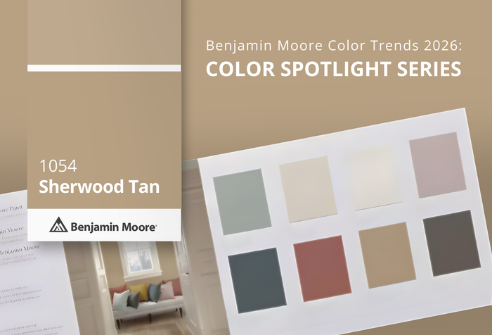 Sherwood Tan 1054: Benjamin Moore Color Trends 2026 | John Boyle Decorating Company