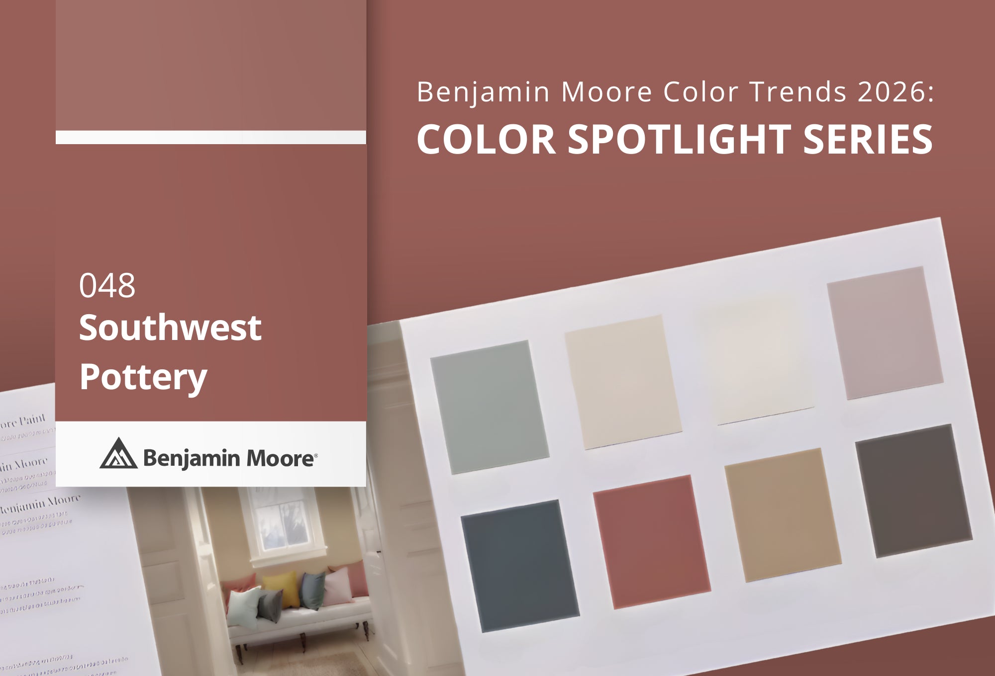 Southwest Pottery 048 | Benjamin Moore Color Trends 2026 | John Boyle Decorating Company