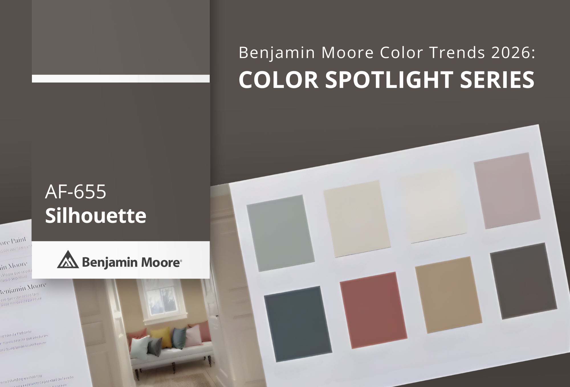 Silhouette AF-655: Benjamin Moore Color of the Year 2026 | John Boyle Decorating Company