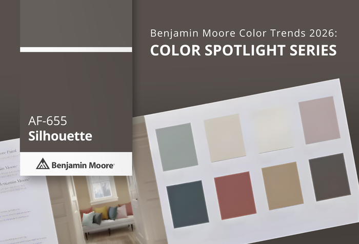 Silhouette AF-655: Benjamin Moore Color of the Year 2026 | John Boyle Decorating Company