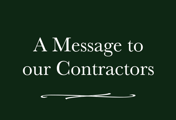A message to John Boyle Decorating Centers' contractor customers in Connecticut, regarding the COVID-19 pandemic.