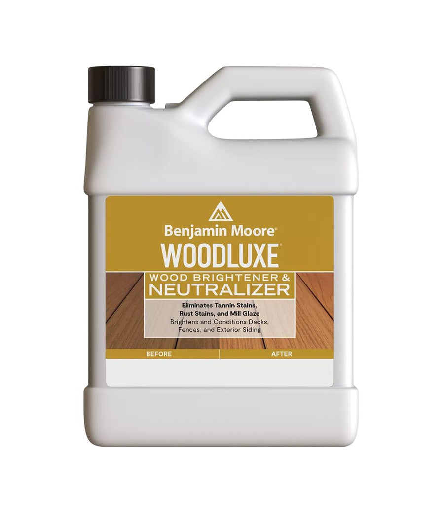 Benjamin Moore Woodluxe Wood Brightener & Neutralizer Gallon available at John Boyle.