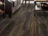 Tivoli Plus Vinyl Residential by Shaw Floors in the color Cacao flooring in a home, showing the finished look.