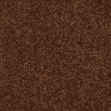 Town Creek Ii Residential Carpet by Shaw Floors in the color Gingerbread. Sample of oranges carpet pattern and texture.