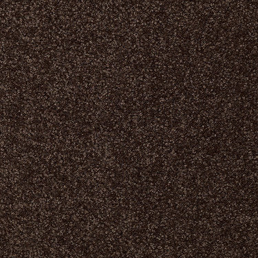 Town Creek Ii Residential Carpet by Shaw Floors in the color Walnut. Sample of browns carpet pattern and texture.