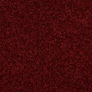 Town Creek Ii Residential Carpet by Shaw Floors in the color Cherry Red. Sample of reds carpet pattern and texture.