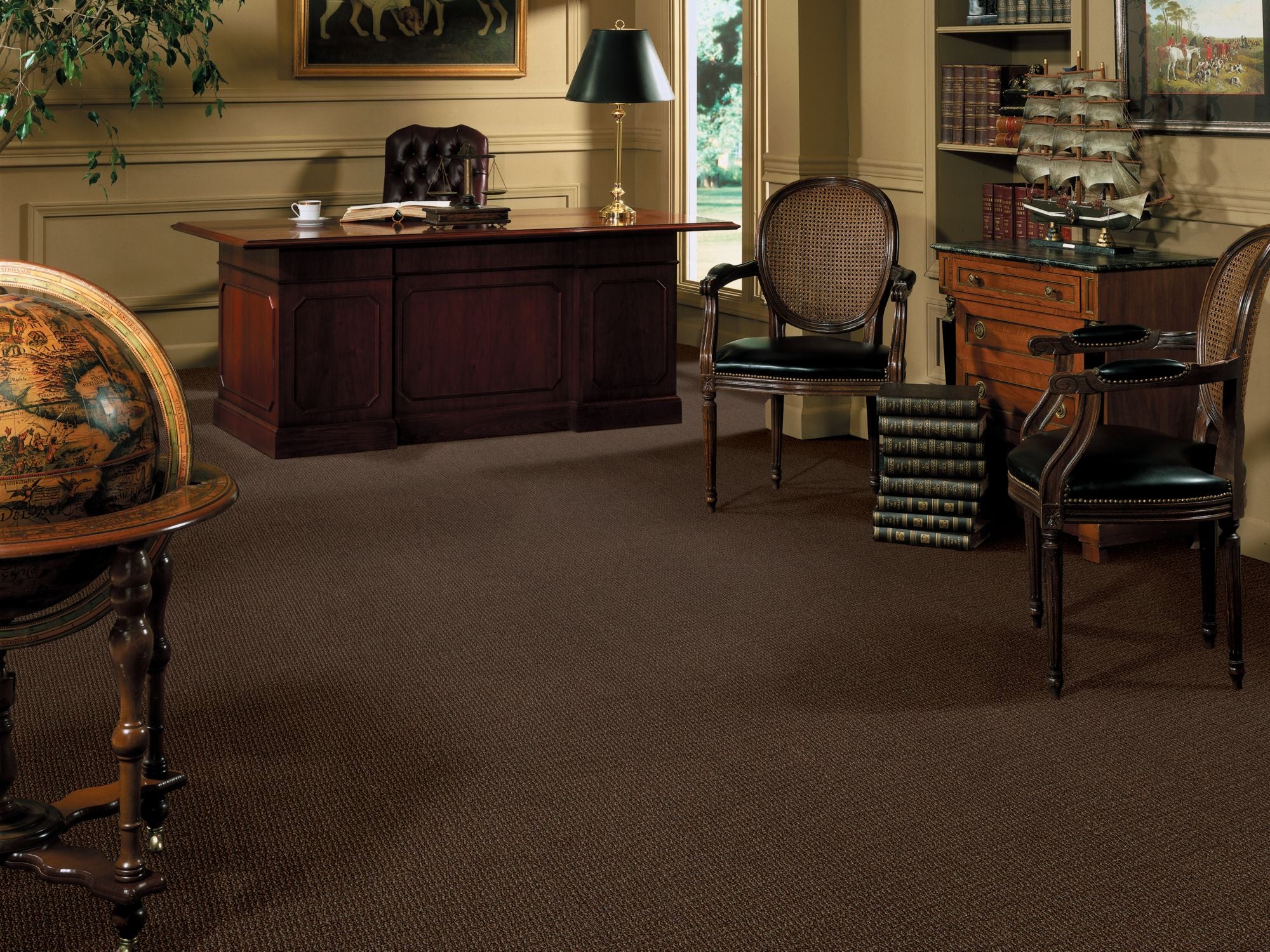 Dateline Commercial Carpet by Philadelphia Commercial in the color Calendar. Image of reds carpet in a room.