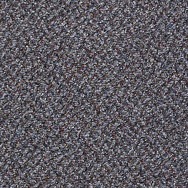 Rousing Review Commercial Carpet by Philadelphia Commercial in the color Fame. Sample of blues carpet pattern and texture.