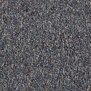 Major Event Unitary Commercial Carpet by Philadelphia Commercial in the color Promotion. Sample of blues carpet pattern and texture.