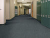 Camden Harbor Ii Commercial Carpet by Philadelphia Commercial in the color Marble. Image of blues carpet in a room.