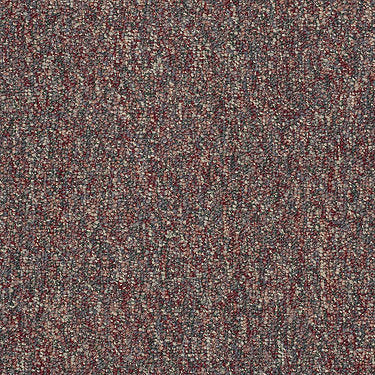 Camden Harbor Unitary Commercial Carpet by Philadelphia Commercial in the color Peppercorn. Sample of reds carpet pattern and texture.