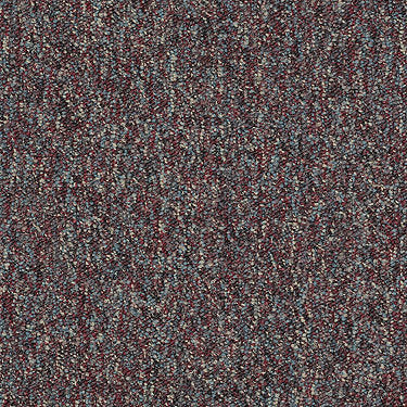 Camden Harbor Unitary Commercial Carpet by Philadelphia Commercial in the color Garnet Red. Sample of reds carpet pattern and texture.