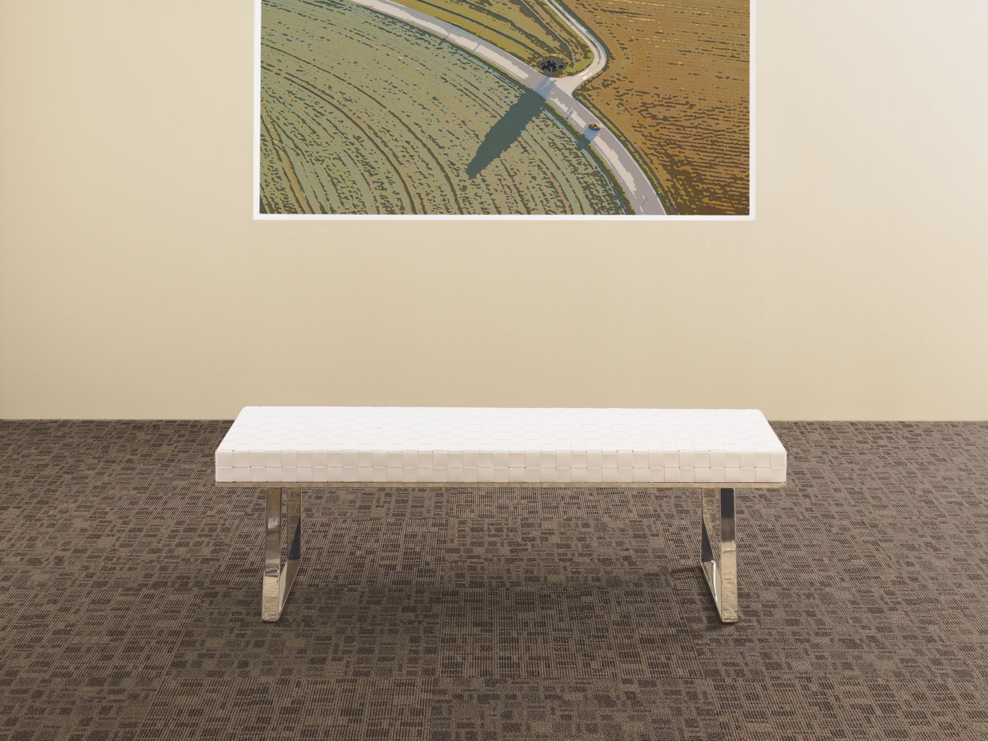 Area Commercial Carpet by Philadelphia Commercial in the color Rugged Terrain. Image of browns carpet in a room.
