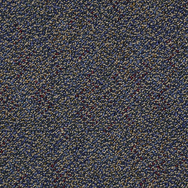 Swizzle Commercial Carpet by Philadelphia Commercial in the color Jacks. Sample of blues carpet pattern and texture.