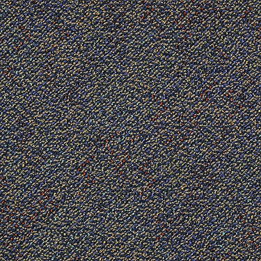 Swizzle Commercial Carpet by Philadelphia Commercial in the color Checkers. Sample of blues carpet pattern and texture.