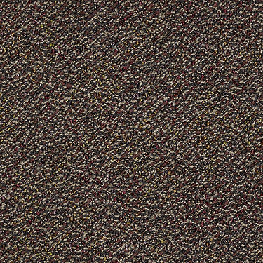 Swizzle Commercial Carpet by Philadelphia Commercial in the color Pin Ball. Sample of browns carpet pattern and texture.