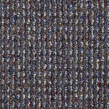 Speak Out Commercial Carpet by Philadelphia Commercial in the color Converse. Sample of blues carpet pattern and texture.