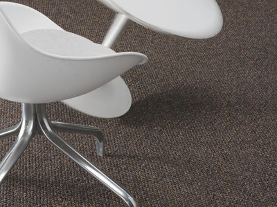 Speak Out Commercial Carpet by Philadelphia Commercial in the color Loud & Clear. Image of grays carpet in a room.