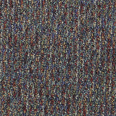 Speak Out Commercial Carpet by Philadelphia Commercial in the color Convey. Sample of violets carpet pattern and texture.