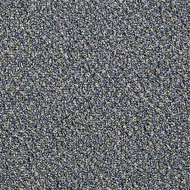 Speak Easy Commercial Carpet by Philadelphia Commercial in the color Effortless. Sample of blues carpet pattern and texture.