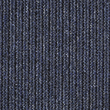 Chatterbox Commercial Carpet by Philadelphia Commercial in the color Smatter. Sample of blues carpet pattern and texture.