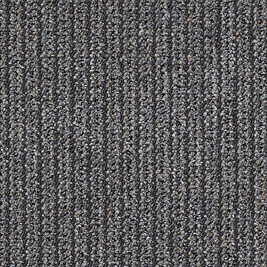 Chatterbox Commercial Carpet by Philadelphia Commercial in the color Gabble. Sample of grays carpet pattern and texture.