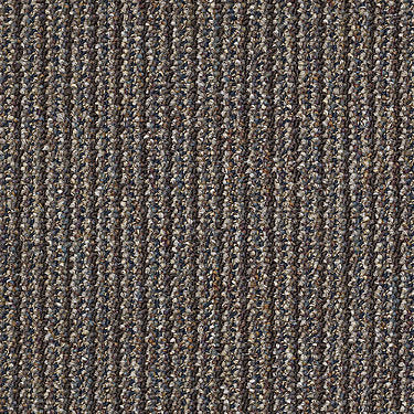 Chatterbox Commercial Carpet by Philadelphia Commercial in the color Speaker. Sample of browns carpet pattern and texture.