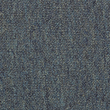 Capital Iii Tile Commercial Carpet by Philadelphia Commercial in the color City Hall. Sample of blues carpet pattern and texture.