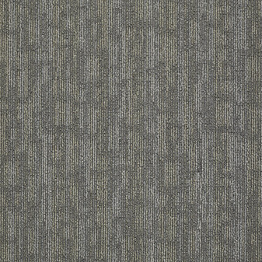 Hook Up Commercial Carpet by Philadelphia Commercial in the color Connected. Sample of grays carpet pattern and texture.