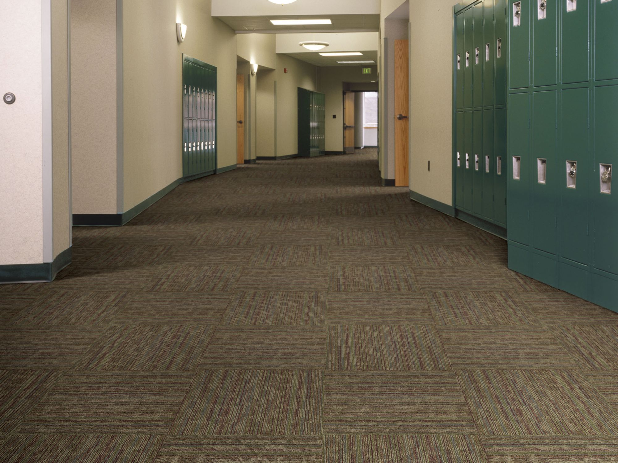Hook Up Commercial Carpet by Philadelphia Commercial in the color Juice. Image of oranges carpet in a room.