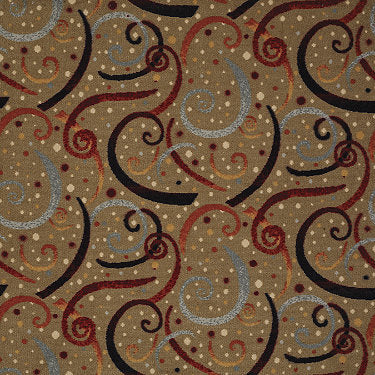 Jokers Wild Commercial Carpet by Philadelphia Commercial in the color What Luck. Sample of golds carpet pattern and texture.