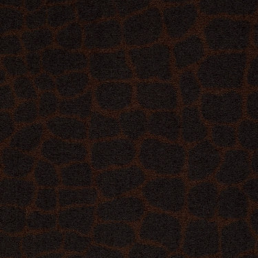 River Croc Commercial Carpet by Philadelphia Commercial in the color Floater. Sample of browns carpet pattern and texture.