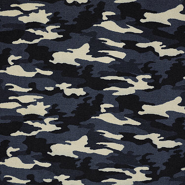 Camouflage Commercial Carpet by Philadelphia Commercial in the color Undercover. Sample of blues carpet pattern and texture.