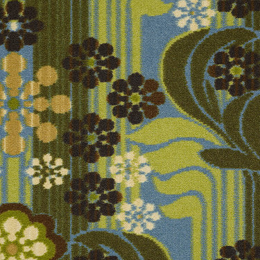 Hideaways Commercial Carpet by Philadelphia Commercial in the color Banchory. Sample of blues carpet pattern and texture.