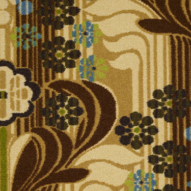 Hideaways Commercial Carpet by Philadelphia Commercial in the color Glasgow. Sample of browns carpet pattern and texture.