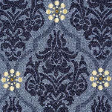 Masters Commercial Carpet by Philadelphia Commercial in the color Kingston. Sample of blues carpet pattern and texture.