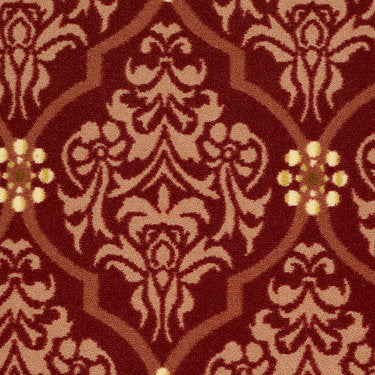 Masters Commercial Carpet by Philadelphia Commercial in the color Portrush. Sample of reds carpet pattern and texture.