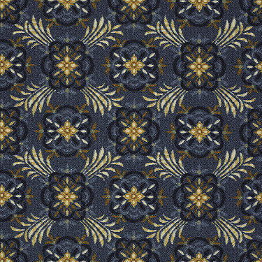 Natures Craft Commercial Carpet by Philadelphia Commercial in the color Kingdom. Sample of blues carpet pattern and texture.