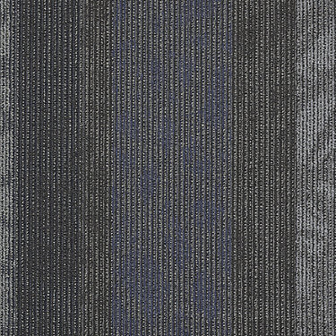 Static Commercial Carpet by Philadelphia Commercial in the color Amplifier. Sample of blues carpet pattern and texture.