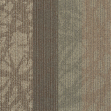 Static Commercial Carpet by Philadelphia Commercial in the color Frequency. Sample of browns carpet pattern and texture.