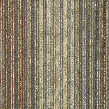 Feedback Commercial Carpet by Philadelphia Commercial in the color Radar. Sample of oranges carpet pattern and texture.