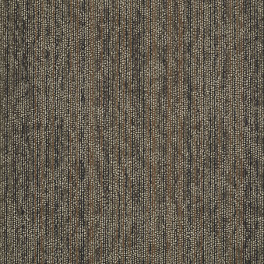Amaze Commercial Carpet by Philadelphia Commercial in the color Baffle. Sample of browns carpet pattern and texture.