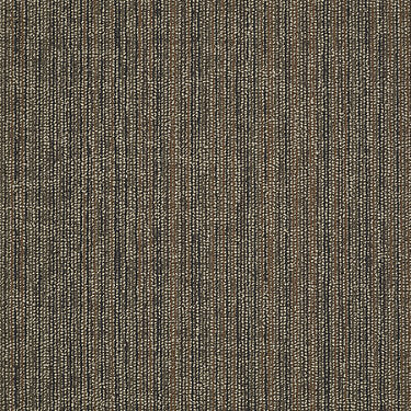 Mystify Commercial Carpet by Philadelphia Commercial in the color Baffle. Sample of browns carpet pattern and texture.