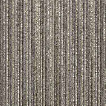 Straight & Narrow Commercial Carpet by Philadelphia Commercial in the color Stuffy. Sample of grays carpet pattern and texture.
